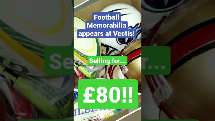 FOOTBALL MEMORABILIA ON AUCTION! #shorts #shortvideo