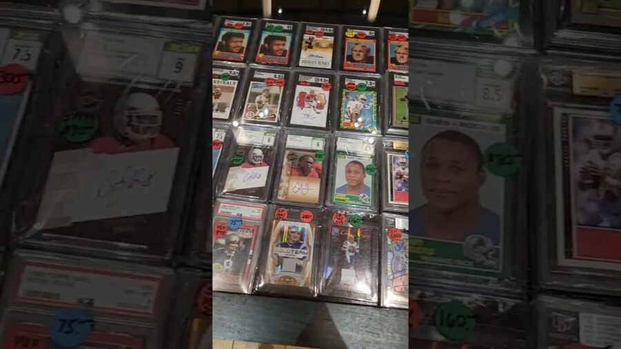 Mid-Atlantic Sports Collectibles & Memorabilia Show: More LE Football 🏈 Cards #shorts