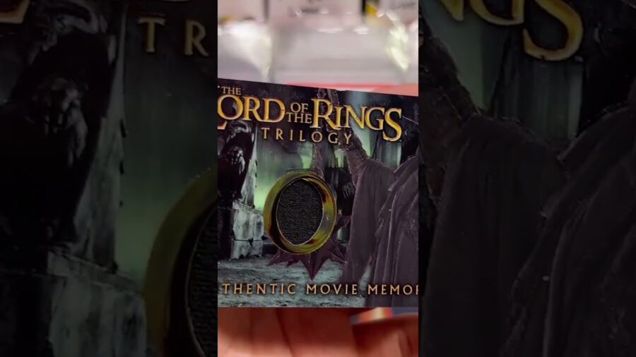 Authentic Movie Memorabilia Cards! Is Topps Chrome Lord of the Rings Better than MTG?