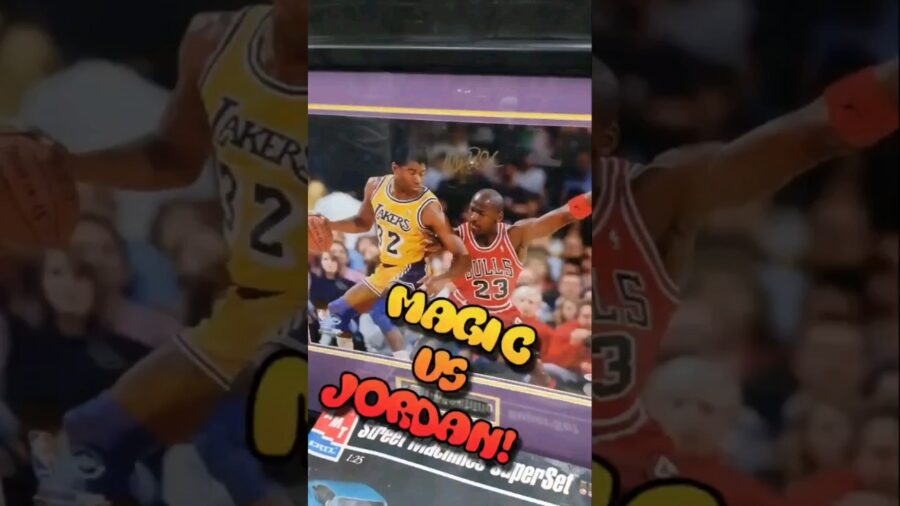 Magic Vs Jordan Memorabilia Found In Storage Locker! #shorts
