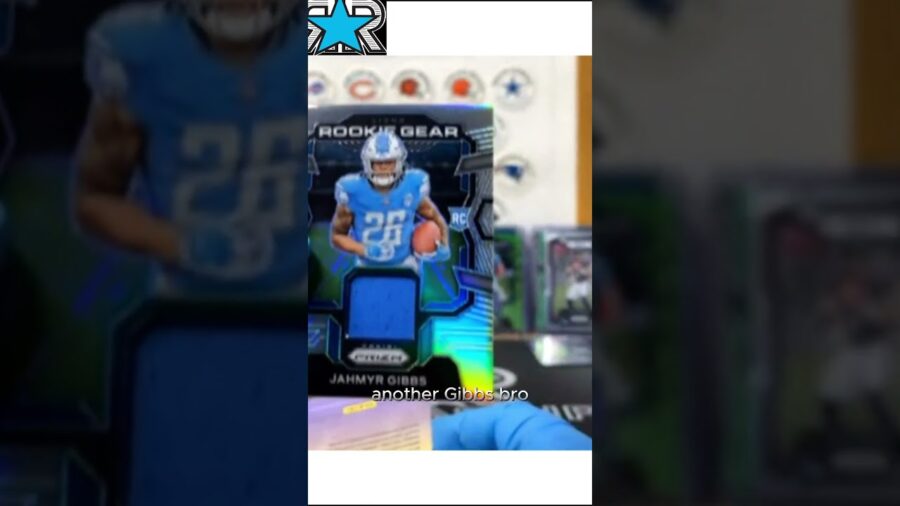 "Unboxing Rare Texans Will Anderson Jr. Rookie Card & Jahmyr Gibbs Memorabilia Card! #rockstarrips