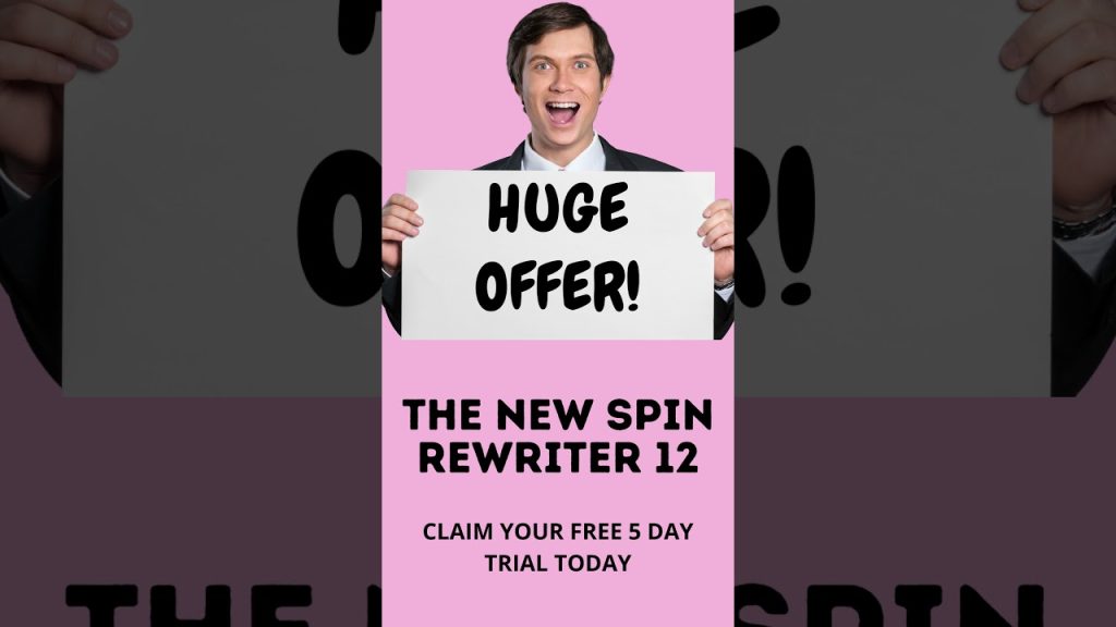 SPIN REWRITER 12 - Spin Rewriter Review - Spin Rewriter Demo #Shorts