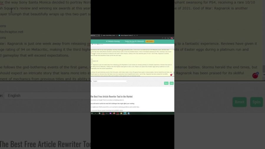Free Article Rewriter Tool to Avoid Plagiarism | #shorts | Akstudios