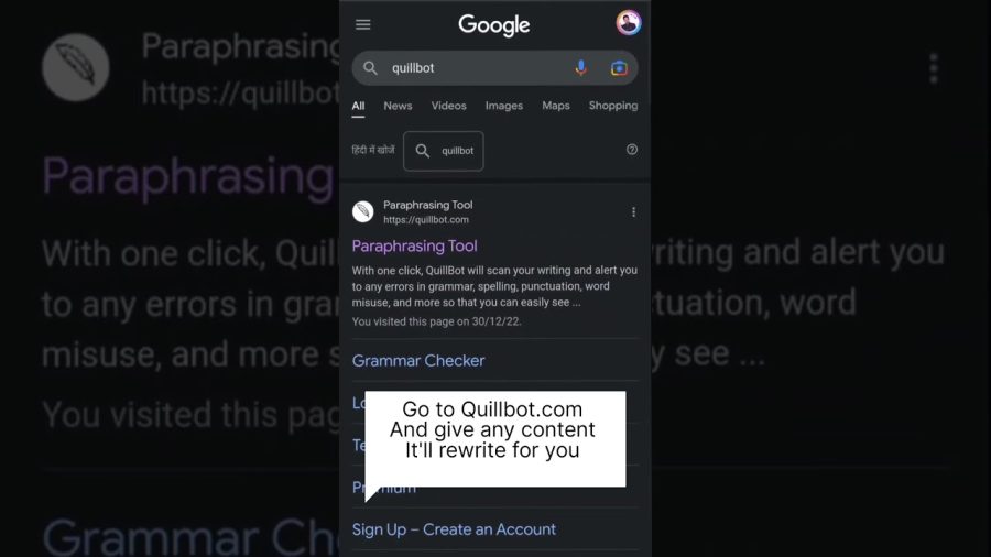 The best article rewriter Rephraser is here use this amazing tool website 🌐 Quillbot.com