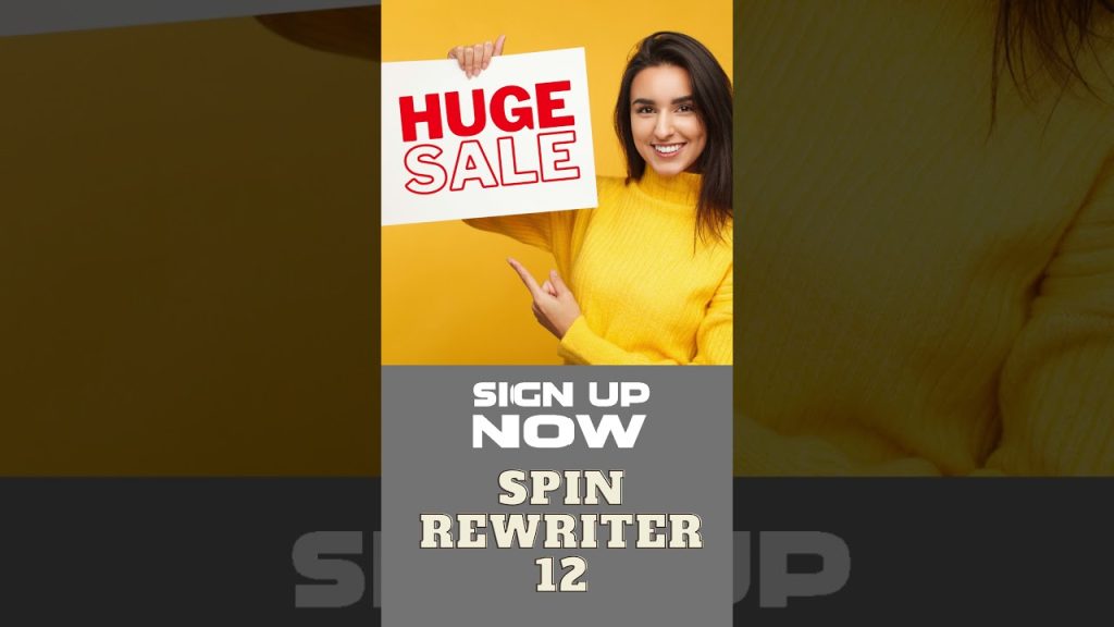 MEGA SALE NOW ON FOR THE NEW VERSION OF THE SPIN REWRITER 12 MAKE YOUR COPYWRITING PERFECT #Shorts