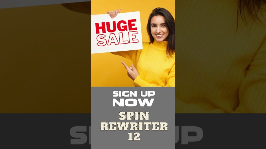 MEGA SALE NOW ON  FOR THE NEW VERSION OF THE SPIN REWRITER 12 MAKE YOUR COPYWRITING PERFECT #Shorts