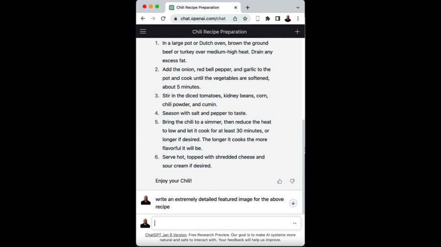 Chat GPT Shorts   How To Write Recipes With ChatGPT and Midjourney