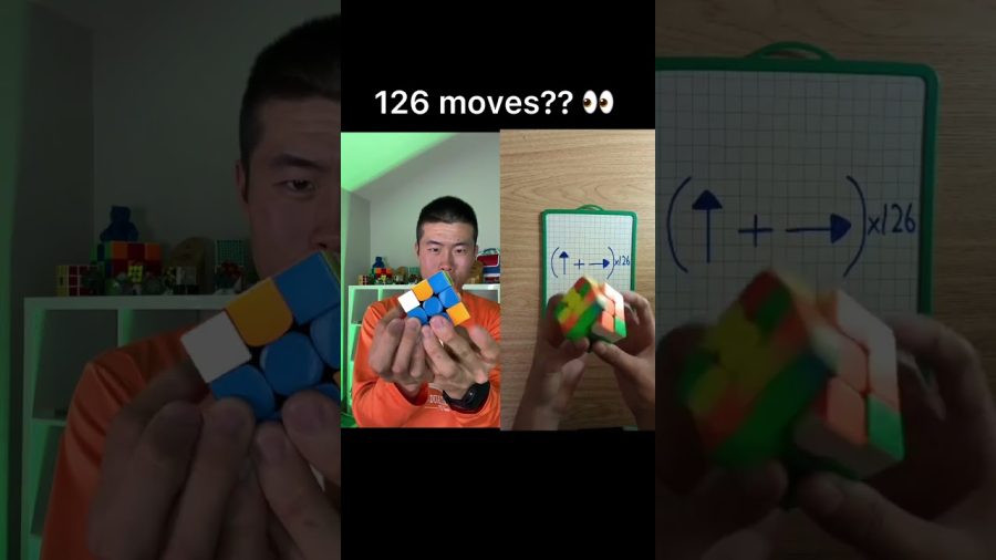 ONLY 126 Moves on a Rubik's CUBE?! (Solved)