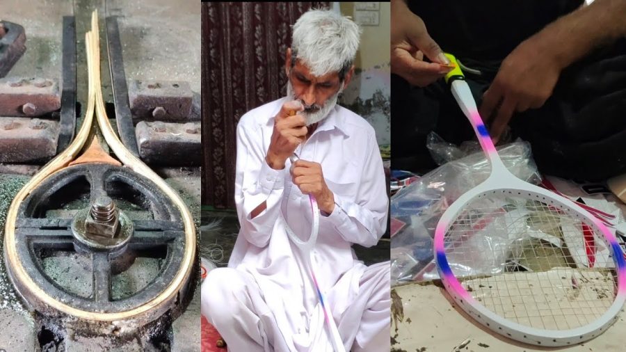 How To Make Badminton Racket #shorts #BadmintonRacket #howtomake #wowskills