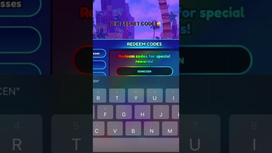 !NEW! SECRET CODE IN SONIC SPEED SIMULATOR