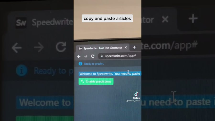 STUDENT HACK - SPEEDWRITE CREDITS: heire_julesss #SHORTS #TIKTOK