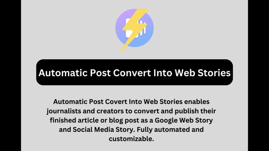 Automatic Post Convert Into Web Stories