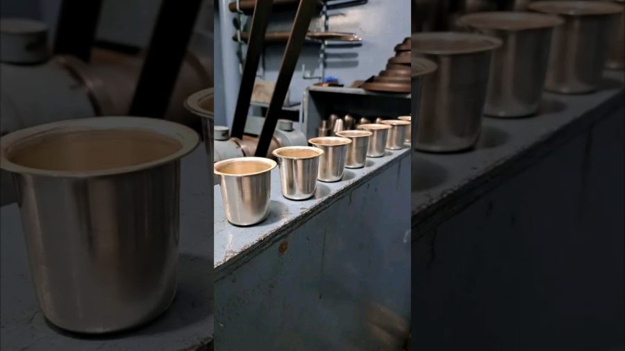 How to make silver articles online | silver Spinning work #shorts #silver #spinningsilver