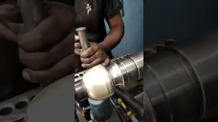 How to make silver articles online | silver Spinning work #shorts #silver #spinningsilver