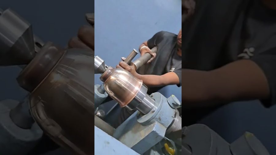 How to make silver articles online | Silver articles making | Spinning work #shorts #silverprice