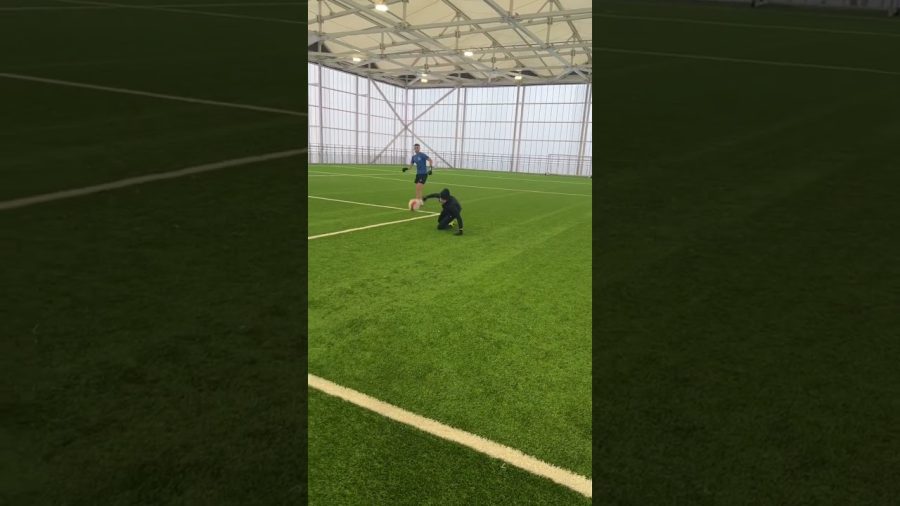 When there’s just TOO MUCH SPIN ⚽️😂 #shorts