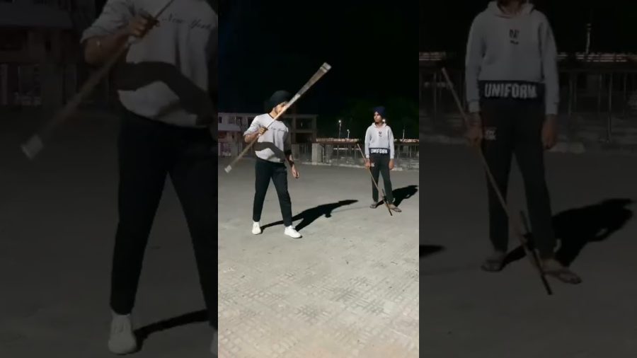 Neck spin marhatti bostaff tutorial //gatka martial arts//