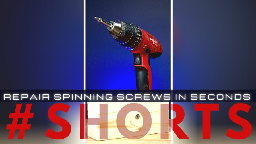 2 Fast ways to stop screws from spinning #SHORTS