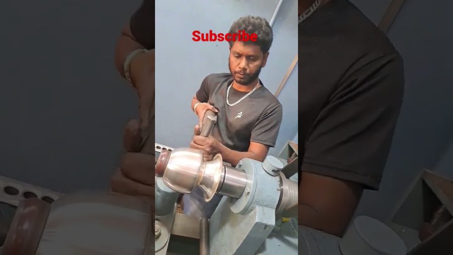 Silver spinning work | how to make silver item using spinning machine #shorts #silverprice