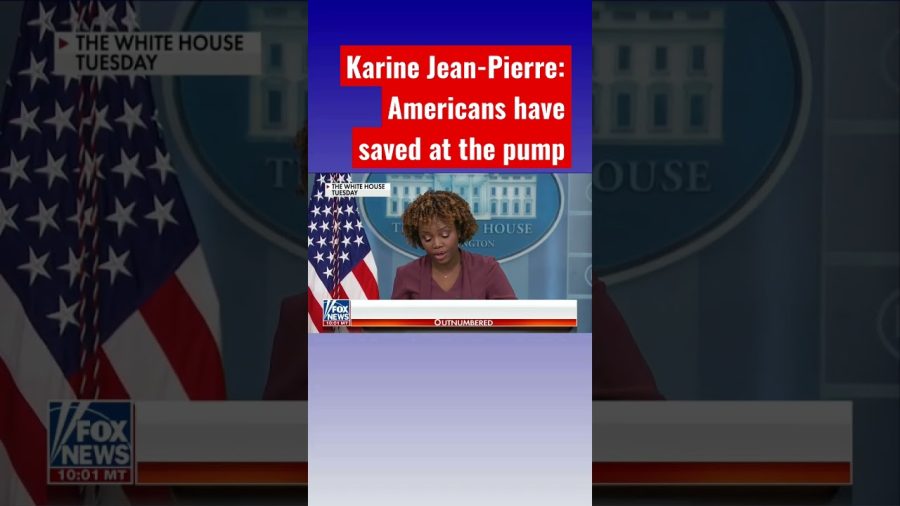 Karine Jean-Pierre puts spin on high gas prices #shorts