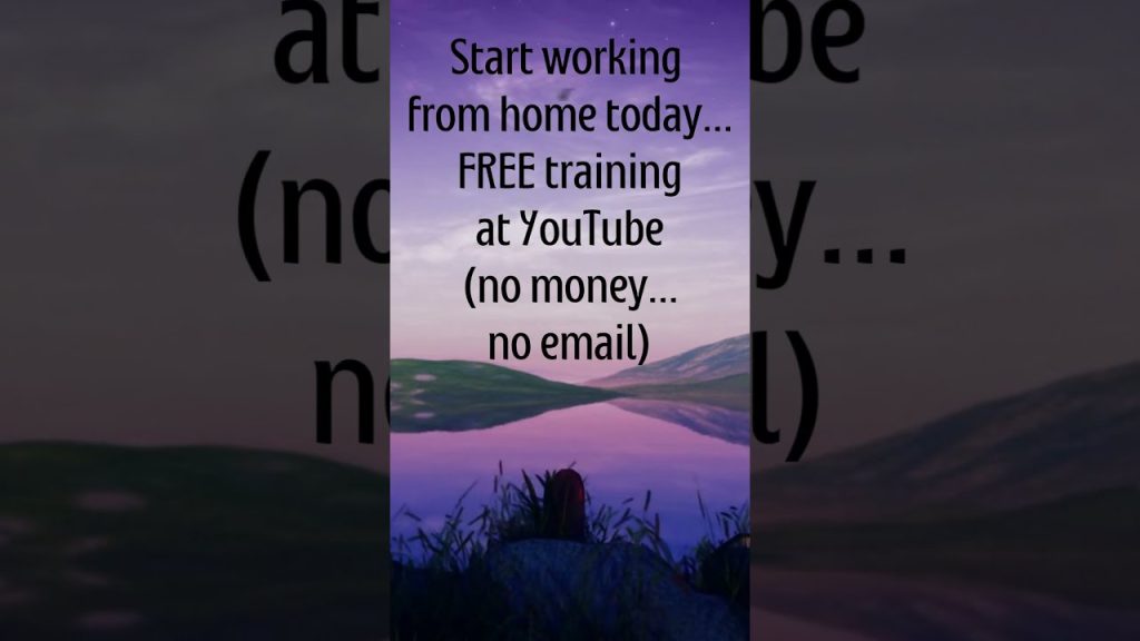 Work From Home Business - FREE Training #shorts