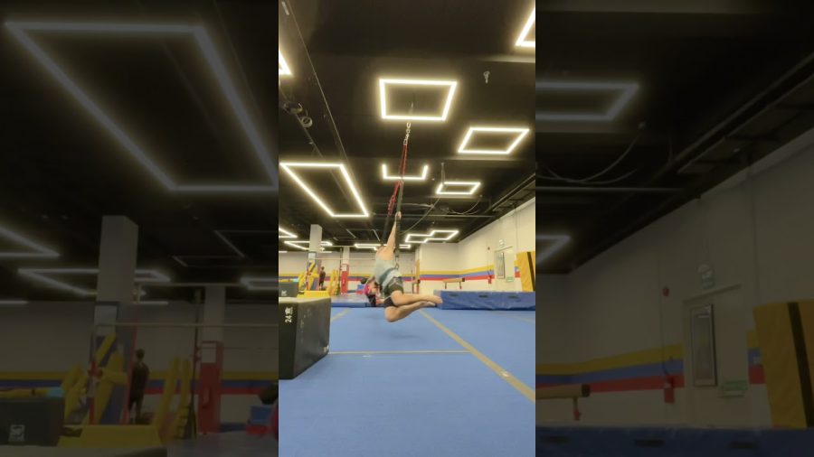 Duo Bungee Fitness - Rewrite The Stars #shorts